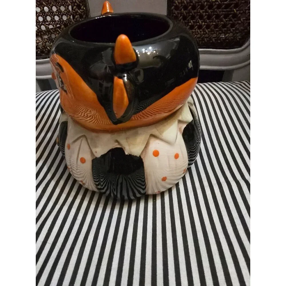 Johanna Parker Halloween Devil Mug Retro Style Folk Art